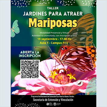 1er Taller “Jardines para atraer mariposas”