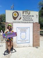 Nueva egresada en la FTU de la Tecnicatura Universitaria en Parques Jardines y Floricultura