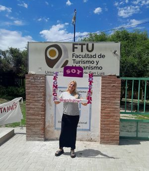 Nueva egresada de la Tecnicatura Universitaria en Gestión Hotelera