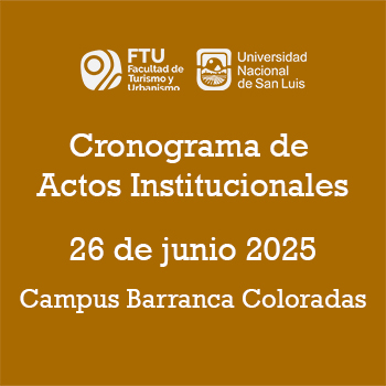 Cronograma de Actos Institucionales – 26 de junio