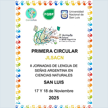 II Jornadas de Lengua de Señas Argentina en Ciencias Naturales