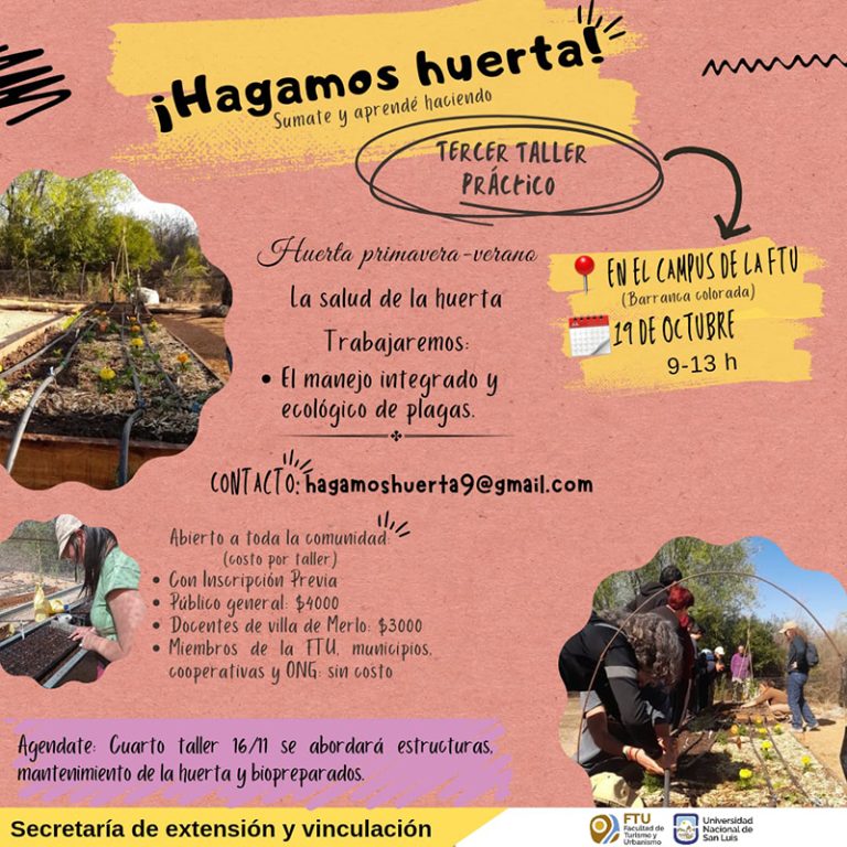 Tercer Encuentro del Taller ¡Hagamos Huerta!