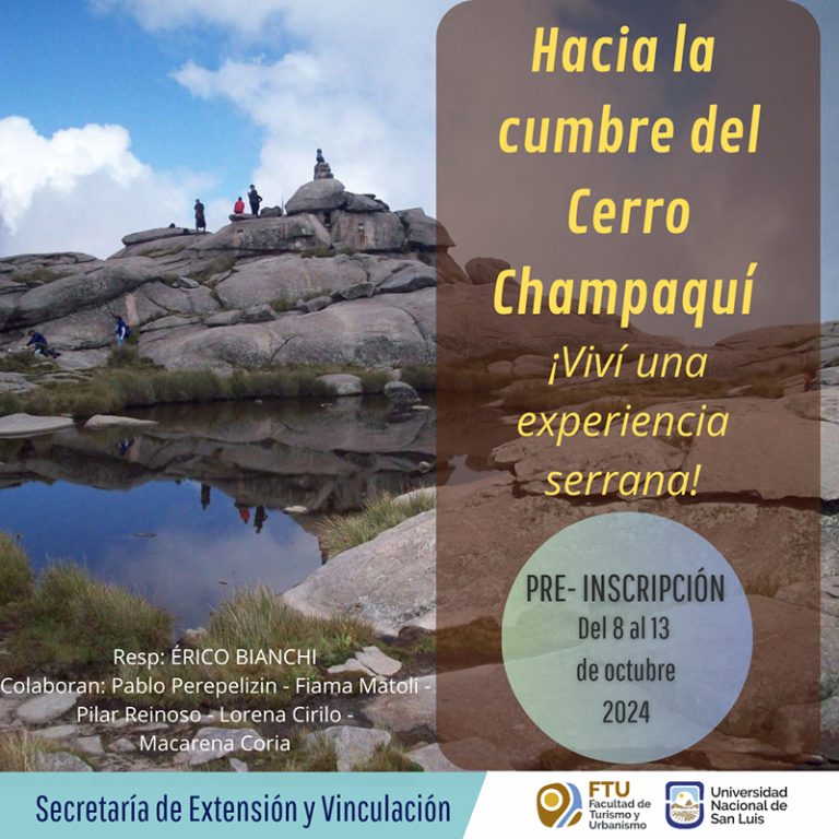 Taller de Trekking “Hacia la Cumbre del Cerro Champaquí” – Segunda Parte