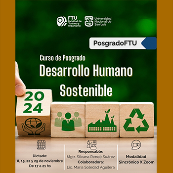 Se dará en la FTU el Curso de Posgrado Desarrollo Humano Sostenible