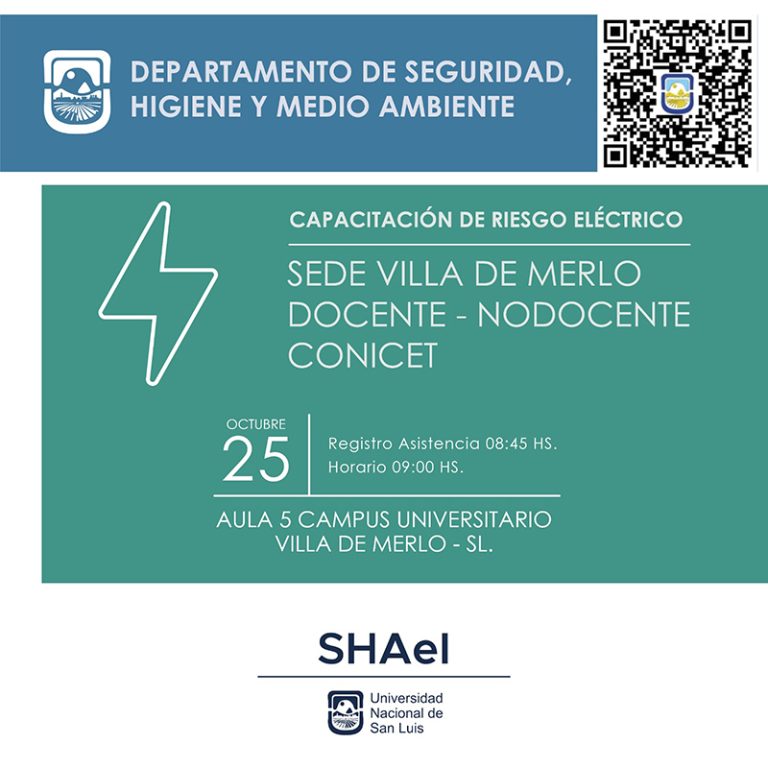 Curso Riesgo Eléctrico – Plan de capacitación anual de higiene y seguridad en el trabajo