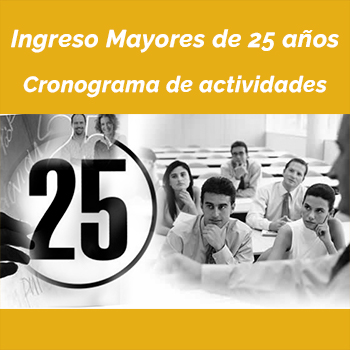 Información para aspirantes a ingresar a la FTU mayores de 25 años sin secundario completo