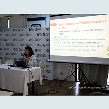 Se realizó el primer encuentro del curso de formación sobre Accesibilidad Académica