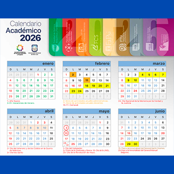 Se encuentra disponible el calendario de actividades académicas 2026