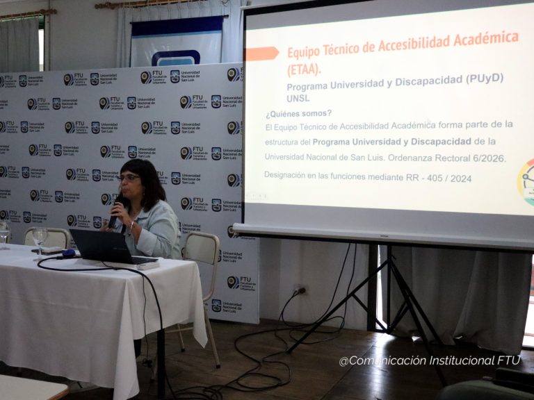 Se realizó el primer encuentro del curso de formación sobre Accesibilidad Académica