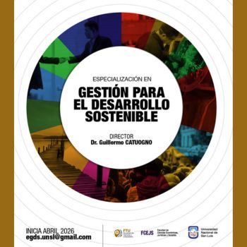 Especialización en Gestión para el Desarrollo Sostenible