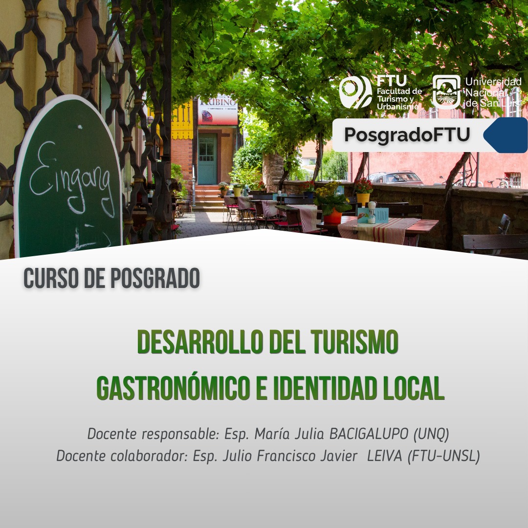 Curso “Desarrollo del Turismo Gastronómico e Identidad Local”
