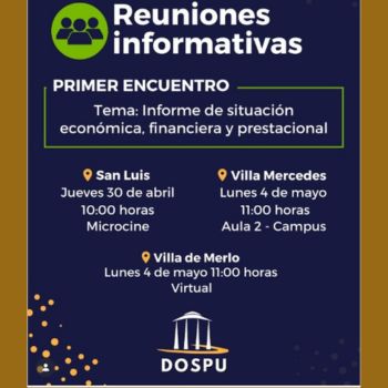 REUNIONES INFORMATIVAS DE DOSPU
