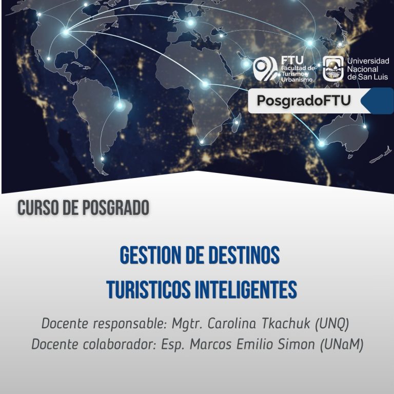 Posgrado “Gestión de Destinos Turísticos Inteligentes”