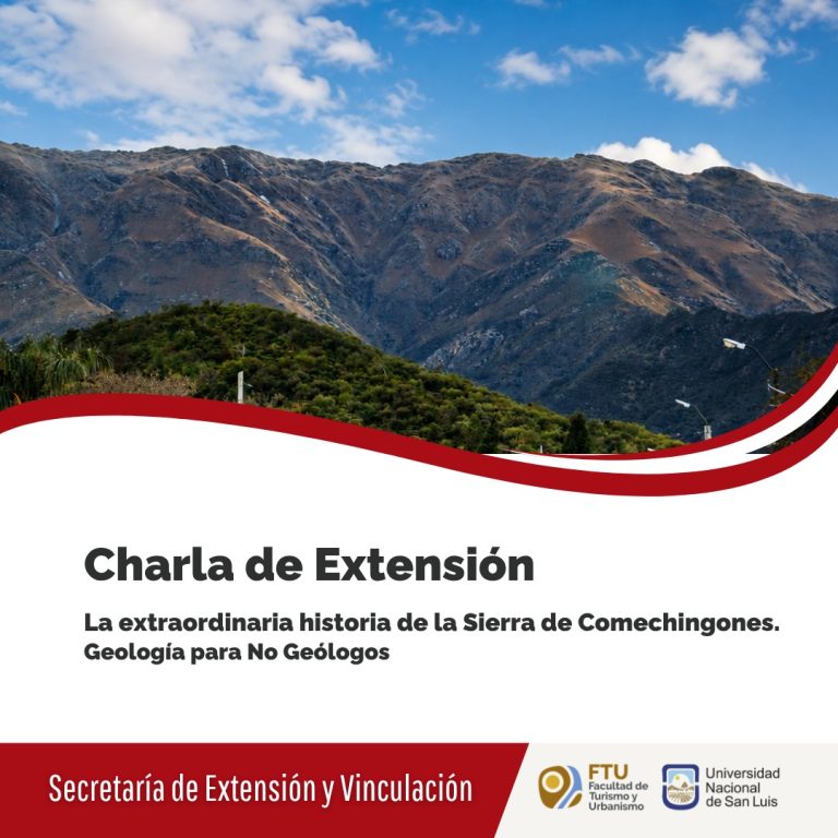 Charla de extensión “La extraordinaria historia de la Sierra de Comechingones”