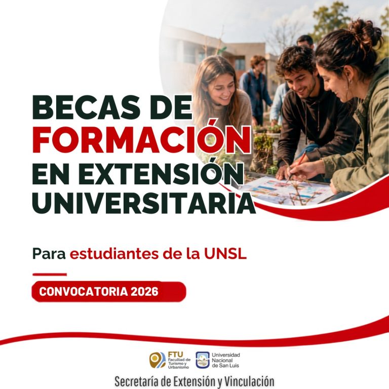 Becas de Formación en Extensión Universitaria para estudiantes: la convocatoria 2026 permanece abierta hasta el 31 de agosto